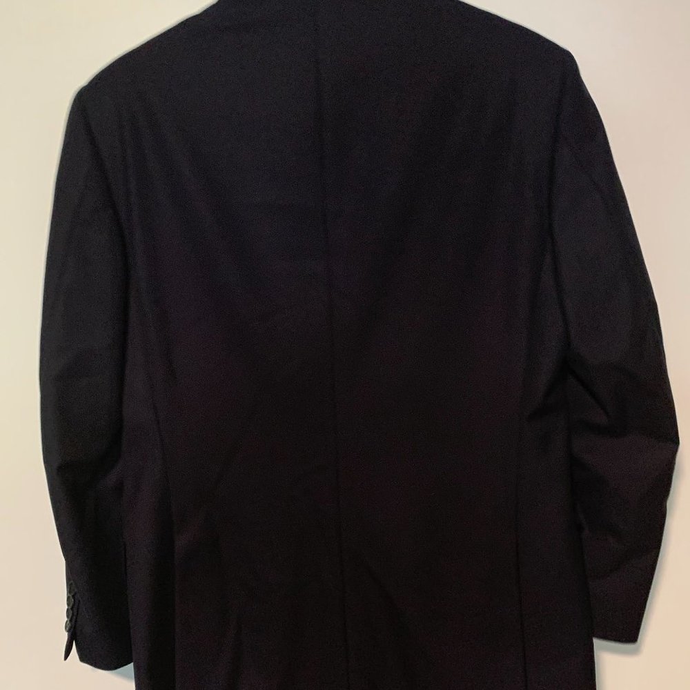 Coppley Men's Dark Navy  3 button Sport Coat/ Blazer/ suit jacket Size 38 - Picture 3 of 7